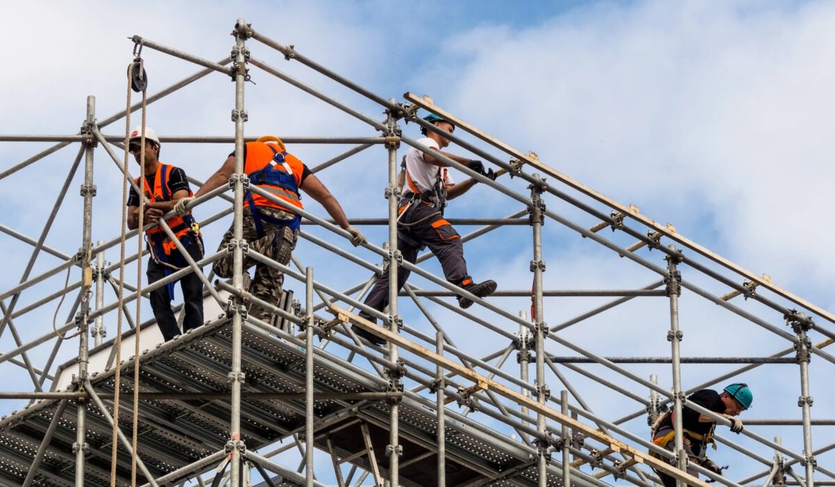 scaffolding in New York City