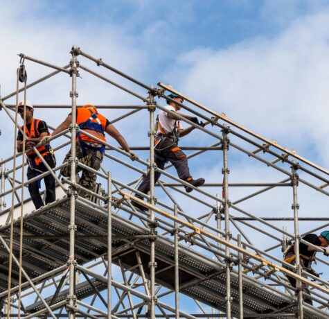 scaffolding in New York City