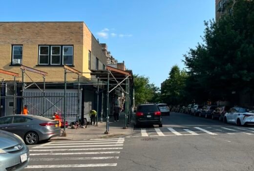 Sidewalk shed removal 1620 east bronx