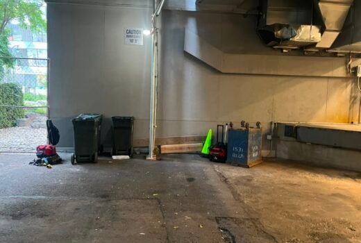 410 10th Avenue Manhattan sidewalk shed installation