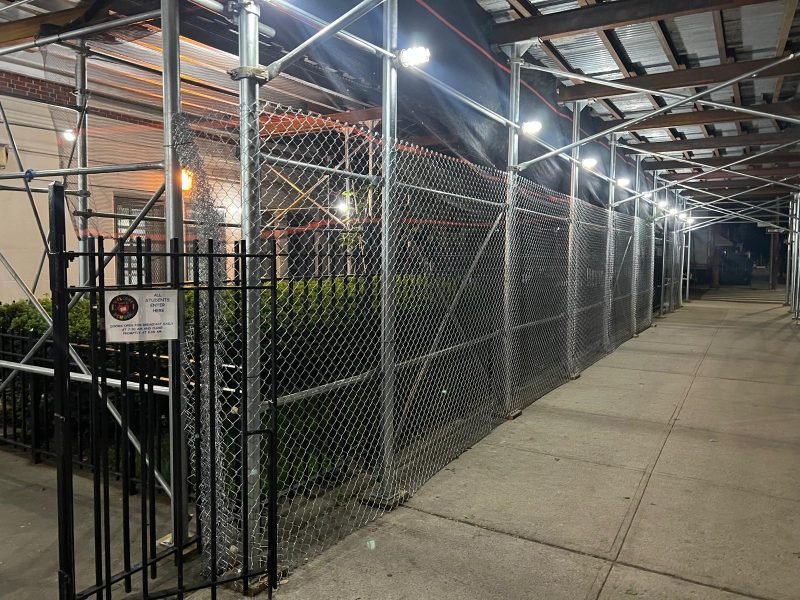 sidewalk shed
